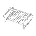 thumbnail image 1 of Lttoisl Grille de Friteuse à Air Chaud en Acier Inoxydable avec 4 Brochettes, Panier Carré de 8 Pouces pour Friteuse Électrique, Accessoire de Cuisson Multifonction Résistant à la Rouille pour des Repas Santé, 1 of 8