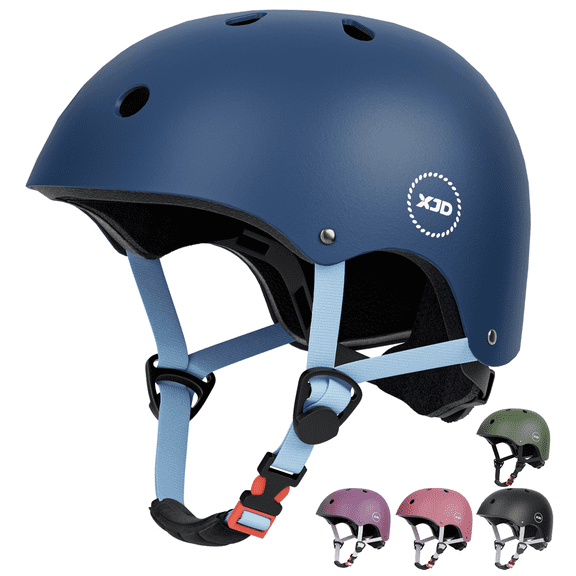 XJD Kids Bike Helmet Toddler Helmet Ages 3-12 Boys Girls Childrens Helmet,Multi-color Adjustable Lightweight Multi-Sport Helmet