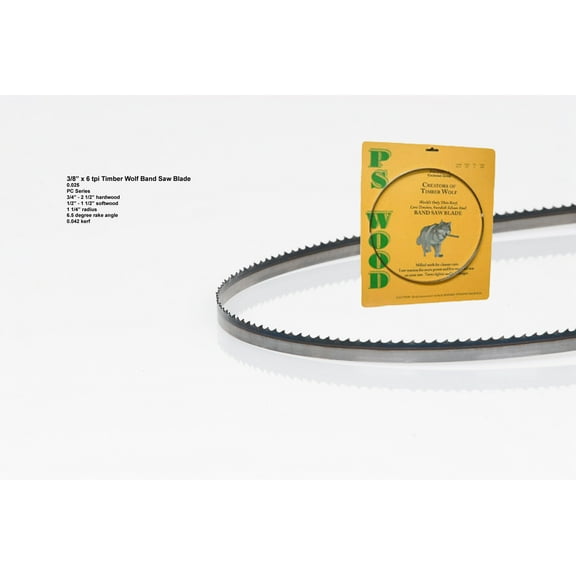 PS Wood Timberwolf Band Saw Blade 70 1/2" X 3/8" X 6 TPI