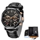 thumbnail image 1 of ¡Novedad de 2023! Relojes para hombre, cronógrafo de cuero de la mejor marca LIGE, reloj deportivo resistente al agua con fecha automática, reloj de cuarzo para hombre, reloj Masculino Tan Jianjun unisex, 1 of 2