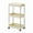 Multicolor, variant on WEGFTDUOP 3-Tier Slim Rolling Storage Cart 13"x8"x13" Mobile Snack Fruit Bath Kitchen Bedroom Gap Rack，Plastic+Stainless Steel，Multi-Layer Narrow Organizer with Brake Wheels