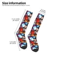 thumbnail image 5 of Balery Easter Egg Printed Novelty Socks Men's Women's Crew Socks Sports Socks Knee High Socks Cotton Socks Quirky and Cool Socks, 5 of 9