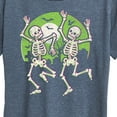 thumbnail image 3 of Instant Message - Dancing Skeletons - Women's Short Sleeve Graphic T-Shirt, 3 of 6