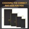 thumbnail image 2 of BalanceFrom 6x4 Feet High-Density Floor Mat for Home Gym Equipment, 1/4-Inch Thick PVC, 2 of 6