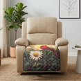 thumbnail image 2 of FOR U DESIGNS Cardinal Daisy Print Recliner Chair Covers Anti-Slip Recliner Cover Waterproof Furniture Protector, Reclining Sofa Slipcover for Pets Dogs, 2 of 6