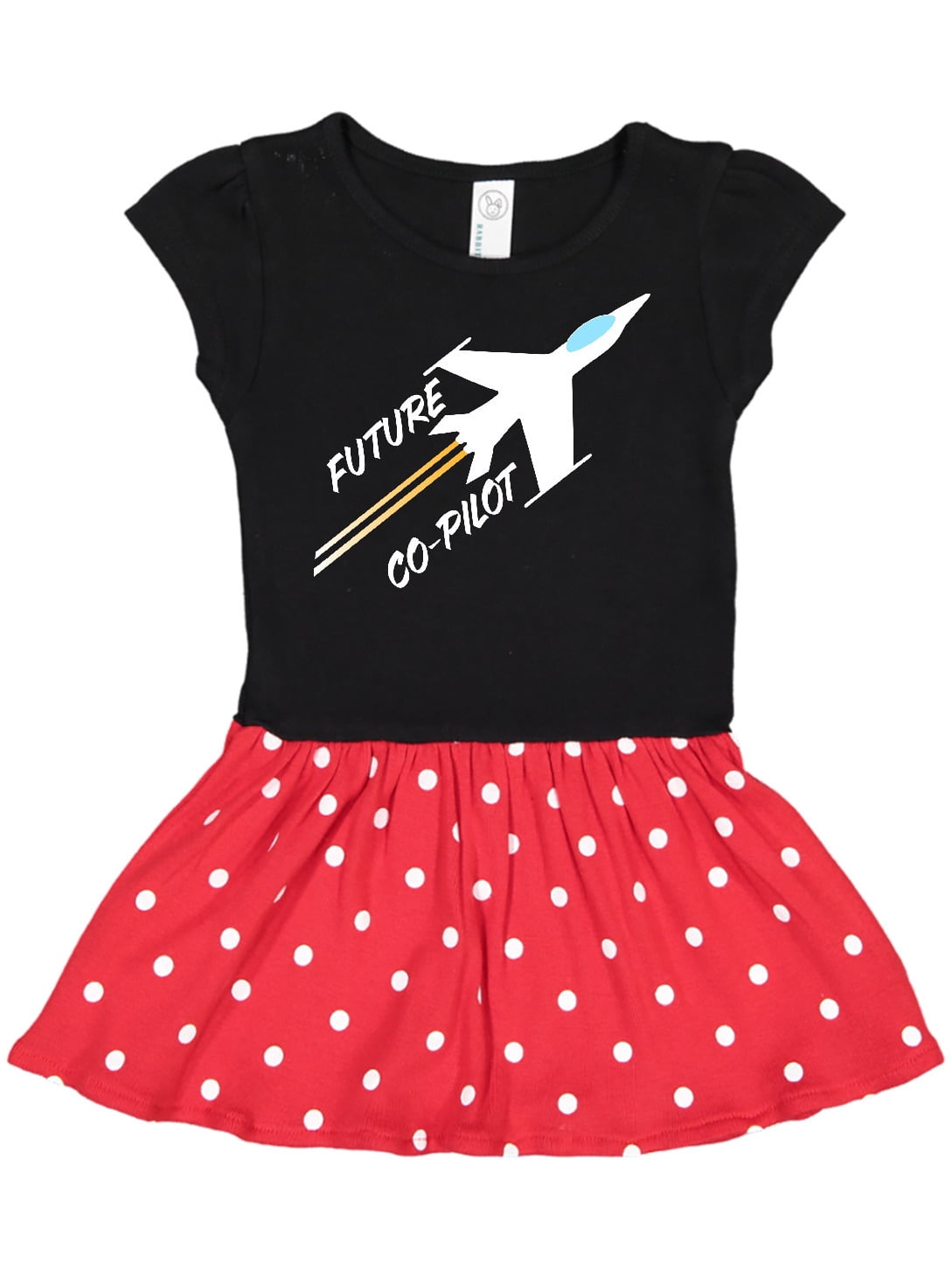 Inktastic Future Co Pilot Jet In Flight Gift Toddler Girl Dress Walmart