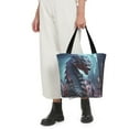 thumbnail image 4 of Kdxio Urban Mechanical Dragon Women Reusable Grocery Bags Foldable Ripstop,Reusable Shopping Bags for Shopping,Gym,Gift, 4 of 5