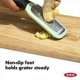 thumbnail image 3 of OXO Good Grips Etched Ginger & Garlic Grater, Green, 3 of 11