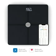 Qardio Base X Smart Wi-Fi Scale - Full Body Composition, Black