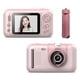 thumbnail image 1 of Cámara digital Likrtyny 40MP 1080P HD Kids Selfie Video Recorder Rosa 16GB, 1 of 9
