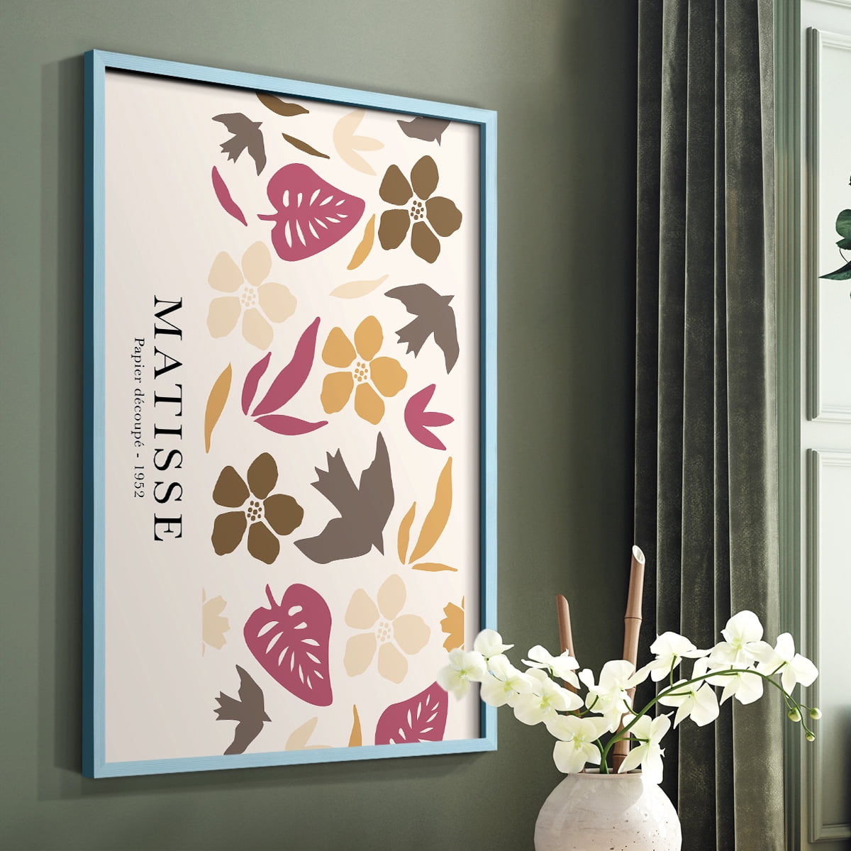Matisse CCLVI in Solid Wood 11 x 14 Framed Print