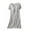 Gray, variant on Women's Nightgown T-Shirts Dress Sleepshirts Built-in Bra Short Sleeve Sleepwear Soft Pajama Dress