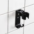 thumbnail image 2 of Shower Head Holder - Shower Wand Holder Adjustable Stainless Steel Wall Mount Bathroom Shower Holder with 2 Hooks (Black), 2 of 5