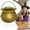 502_Gold, variant on Mini Pink Cauldron with Handle Halloween Mini Witch Cauldron Kettles Multi - purposed Small Plastic Cauldron Halloween Pot Candy holder for Halloween & St.Patrick’s Day Party Favors Decor
