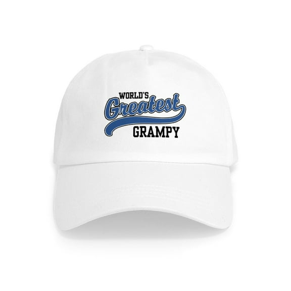CafePress - World's Greatest Grampy Cap - Adjustable 100% Brushed Unisex Casual Cotton Baseball Cap, Beige, 1