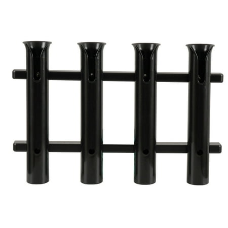Taco 4-Rod Poly Rod Rack - Black - TACO Metals - P03-064B