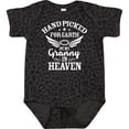 thumbnail image 3 of Inktastic Handpicked for Earth by My Granny in Heaven with Angel Wings Boys or Girls Baby Bodysuit, 3 of 5