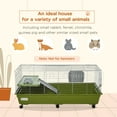 thumbnail image 3 of PawHut Small Animal Cage Chinchilla Guinea Pig Hutch Pet House w/ Platform, 3 of 9