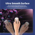 thumbnail image 4 of Mouse Pad Wknoon Extendido XXL 80 cm x 30 cm Morado Negro Pavo Real, 4 of 6