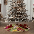 thumbnail image 6 of Bingfone Christmas Tree Skirt Mat Christmas Decoration Interior 48"-Mushrooms And Leaves, 6 of 8