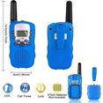 thumbnail image 4 of walkie-talkies para niños, radio bidireccional con 8 canales, pantalla LCD, linterna Vox y 10 tonos de llamada (batería no incluida)., 4 of 5