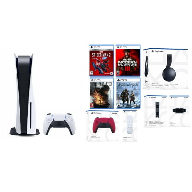 Sony PS5 Blu-Ray Edition God of War Bundle, Spare remote, charging st –  Homesmartcamera