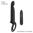 thumbnail image 1 of Consolador con tapón Anal de doble penetración para hombres y parejas, vibrador de 10 frecuencias con correa para pene y Vagina, Juguetes sexuales para adultos, 1 of 4