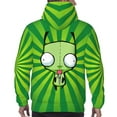 thumbnail image 2 of Alien Invader Zim Sweatshirt For Mens Fashion Hoodies Pullover Athletic Daily Hoody Hooded Gift, 2 of 5