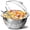 Clear (1pcs), variant on Innovative Life Large Salad Bowl on Ice with Lid,Veggie Platter ,Party Supplies,Chilled Mixing Serving Bowl for Party