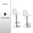 thumbnail image 4 of SET DE 2 BANCOS TIPO EAMES COLOR BLANCO, 4 of 6