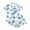 Q335 Blue, variant on Likimi Toddler Kids Girls Pajamas Set Short Sleeve Cartoon Print Lapel Button Down Pjs Tops With Shorts Soft Homewear Set Size 3-4 Years
