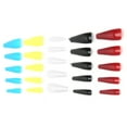 thumbnail image 4 of 100pcs Acrylic Nail Art Tips Set Pure Color Full Cover Press on prosthetic Nails, Durable & , 10 Sizes with 6 Colors for Professional Nail Experts or Learners, Suitable for Parties, 4 of 7