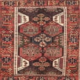 thumbnail image 1 of Ahgly Company Indoor Square Traditional Saffron Red Persian Area Rugs, 5' Square, 1 of 6