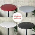 thumbnail image 5 of BrowQuartz Round Table Cloth Waterproof Dining Tablecloth Elastic Fitted Protector Cover Home Kitchen Wedding Party Supplies White, 5 of 6