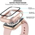 thumbnail image 4 of Comvin 3 Pack Compatible with Apple Watch Screen Protector 40mm 44mm Series 6 5 4,  Full Protective Waterproof PC Bumper Cover Accessories for Women Men, 4 of 8