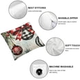 thumbnail image 6 of nygtbtfer Christmas Pillow Covers Set of 2, Trees &amp; Bright Throw Pillowcases Cushion Cases Decorative Party Decoration for Home Sofa White, 6 of 7