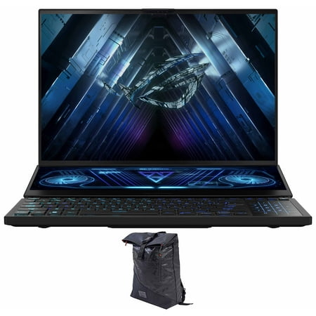 ASUS ROG Zephyrus Duo 16 GX650 GX Gaming/Entertainment Laptop (AMD Ryzen 9 7945HX 16-Core, 16.0in 240Hz Wide QXGA (2560x1600), Win 11 Pro) with Voyager Backpack