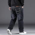 thumbnail image 4 of Jwl-oversized Black Jeans Mens Plus Size Denim Pants Husband Breathable Loose Trousers Men Streetwear Baggy Jeans Casual Pants, 4 of 5