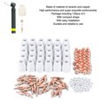 thumbnail image 3 of Plasma Cutting Tip, 130pcs Tip Vehicle Welding  Electrode Nozzles Accessory Suitable For Torch Model PT-31 -40 CUT-40 50, 3 of 8