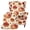 Autumn Harvest Basket Pattern, variant on Psesaysky Christmas Wingback Chair Slipcover with Spandex Fabric, 2 Piece Non Slip Stretch Cover for Living Room Hotel Pet Protection