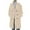 Khaki, variant on CHEEREAM Man's Double Breasted Trench Coat Oversized Casual Windbreaker Lapel Long Jacket Overcoat with Pockets Khaki XL