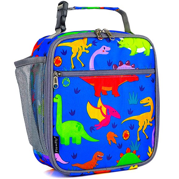 Lonchera FlowFly Kids Aislada Bolsa Suave Estampado Dinosaurio