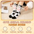 thumbnail image 6 of Bocaoying 5 Pairs Crazy Silly Magnetic Animal Socks - Funny Zoo Novelty Crew Socks, Cute Gifts for Animal Lovers Women Men, 6 of 7