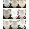 thumbnail image 2 of K-KED Lots 6mm Multicolor Jade Gemstone Smooth Round Beads Necklace 18'' Silver Clasp-Green Jade, 2 of 9