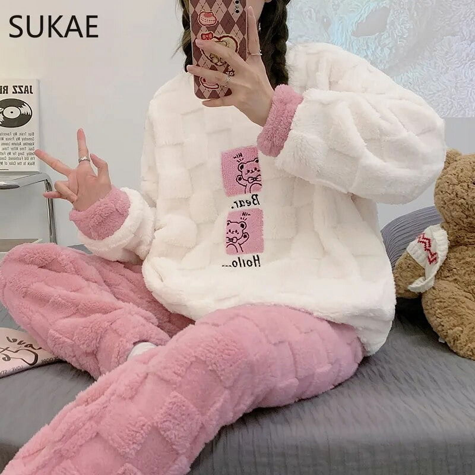Ladies thermal pyjamas set sale