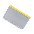 thumbnail image 4 of justharion 10 Pieces Zipper Pouch Container Convenient PVC Documents Pouches Document Holding Bag Storage Containers for Home Office School A6 Yellow, 4 of 5