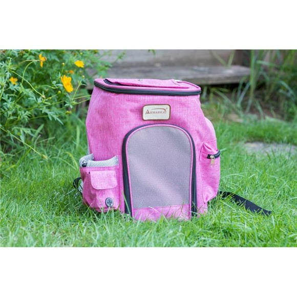 Armarkat PC301P Pawfect Pets Backpack Pet Carrier, Pink & Gray