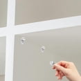 thumbnail image 2 of FUTUREORYY 10Pcs Kitchen Cabinet Shelf Bracket Zinc Alloy Silver Rectangular for Storage Solutions 0.91X0.55X0.55in, 2 of 8