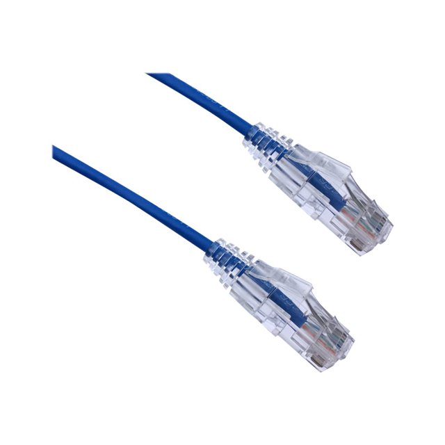 Axiom BENDnFLEX - Câble de Raccordement - RJ-45 (M) à RJ-45 (M) - 10 ft - Paire Torsadée Non Blindée Déjouée (F/UTP) - CAT 6a - Sans Accrochage, Échoué - Bleu