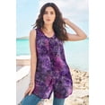 thumbnail image 2 of Roaman's Women's Plus Size Sleeveless Angelina Tunic, 2 of 6